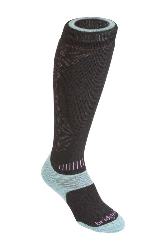 Ponožky Bridgedale All Mountain Women´s 842 black/jade