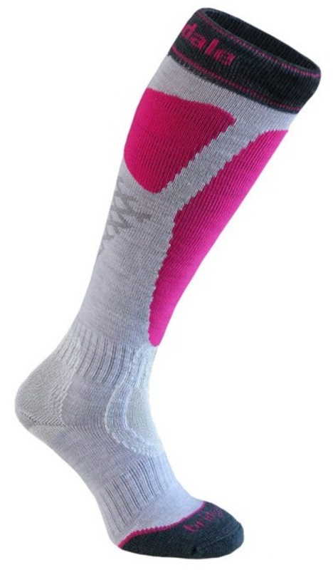 Ponožky Bridgedale Alpine Tour Women's 044 lt. grey/pink
