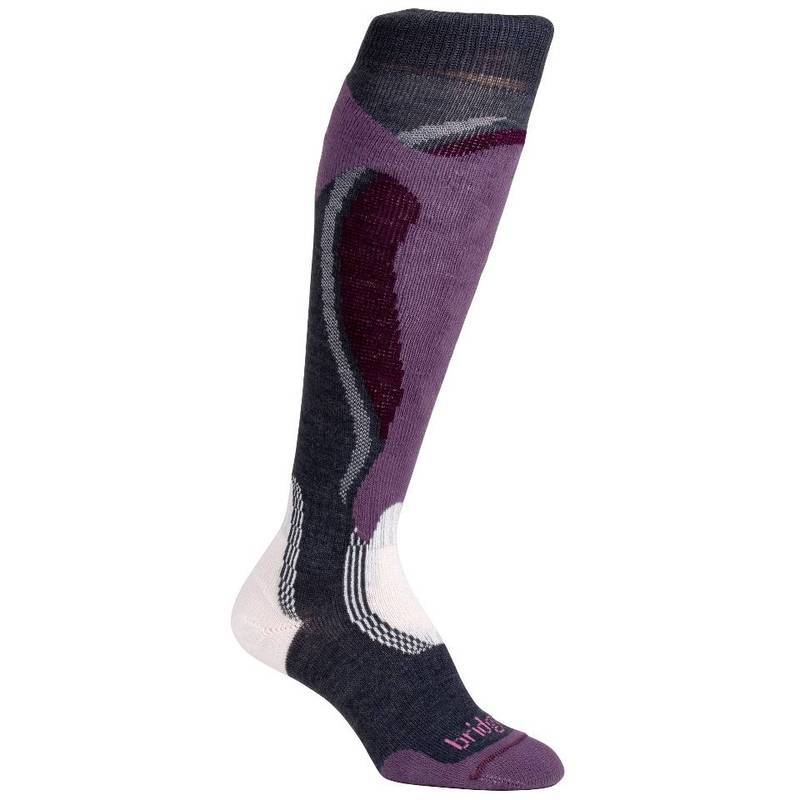 Ponožky Bridgedale Control Fit Midweight Women´s 871 gunmetal/plum