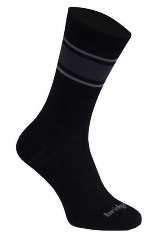 Ponožky Bridgedale Everyday Sock/Liner Merino Endurance Boot black/lt grey/035