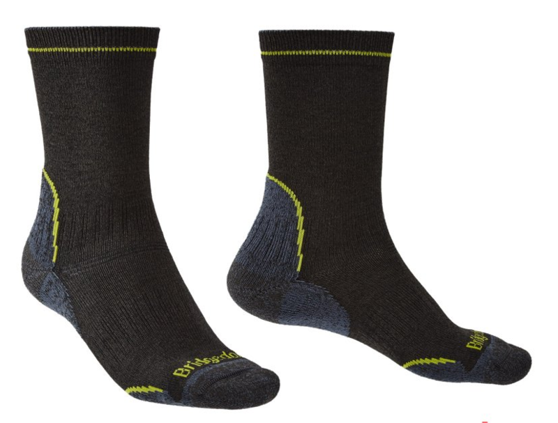 Ponožky Bridgedale Hike Lightweight Coolmax Performance Boot black/lime/137