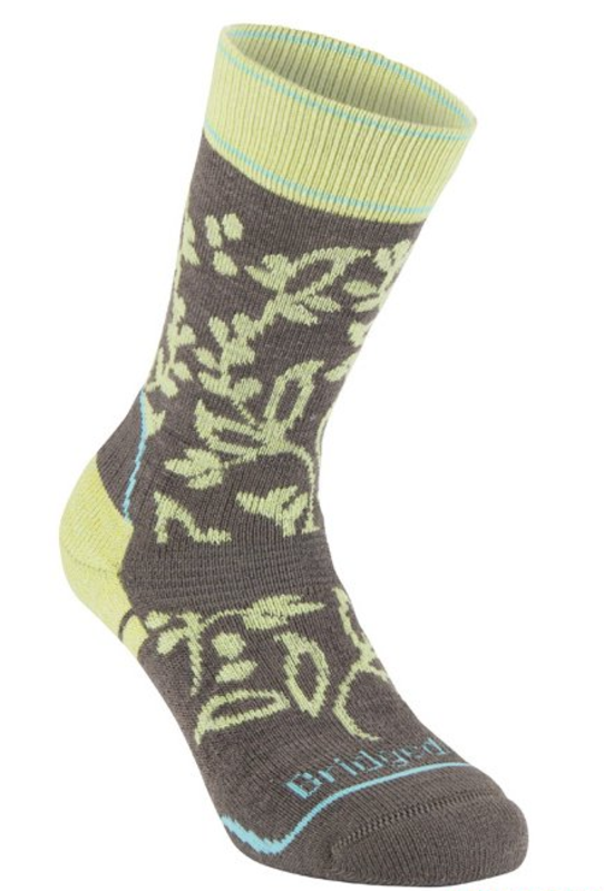 Ponožky Bridgedale Hike Midweight Merino Performance Boot Women's brown/lime/120