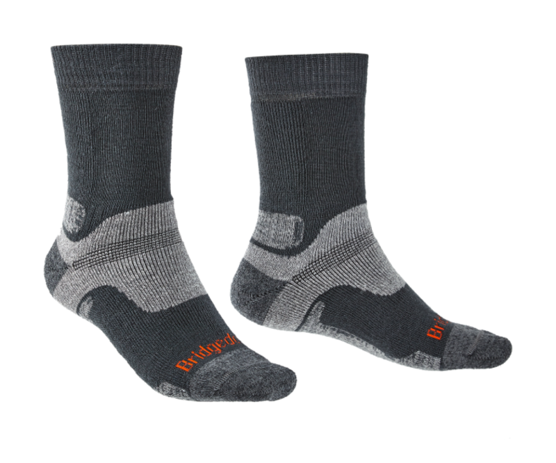 Ponožky Bridgedale Hike Midweight Merino Performance Boot gunmetal/866