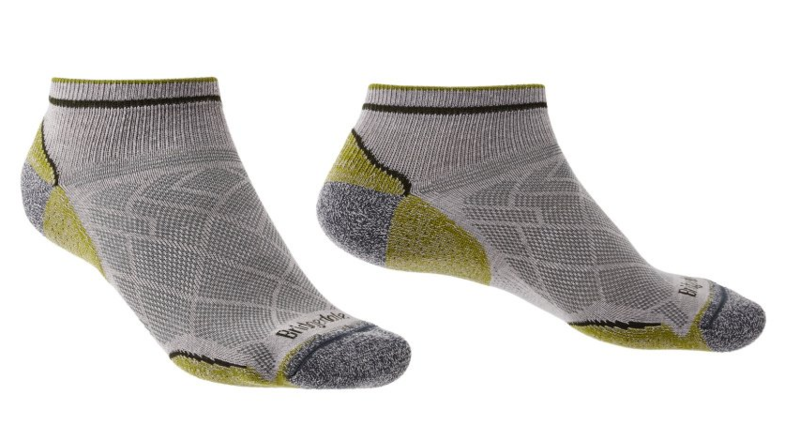 Ponožky Bridgedale Hike Ultralight T2 Coolmax Performance Low grey/green/068