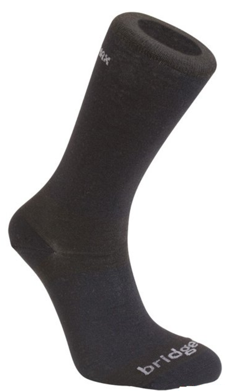 Ponožky Bridgedale Liner Base Layer Coolmax Liner Boot x2 black/846