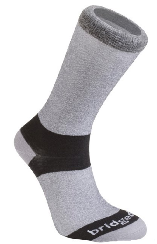 Ponožky Bridgedale Liner Base Layer Coolmax Liner Boot x2 grey/806