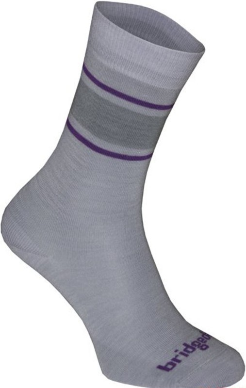 Ponožky Bridgedale Merino Sock / Liner grey/purple/065