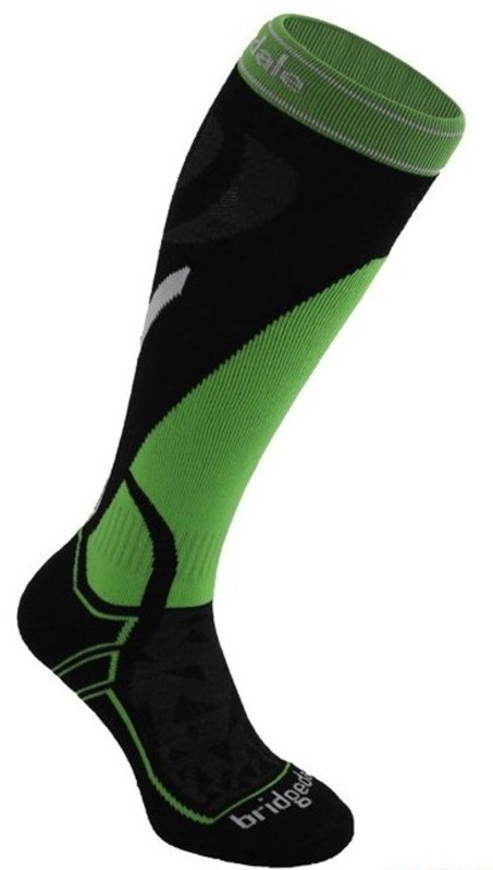 Ponožky Bridgedale Ski Midweight black/green/843