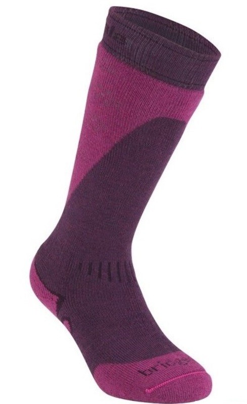 Ponožky Bridgedale Ski Midweight light plum/berry/351