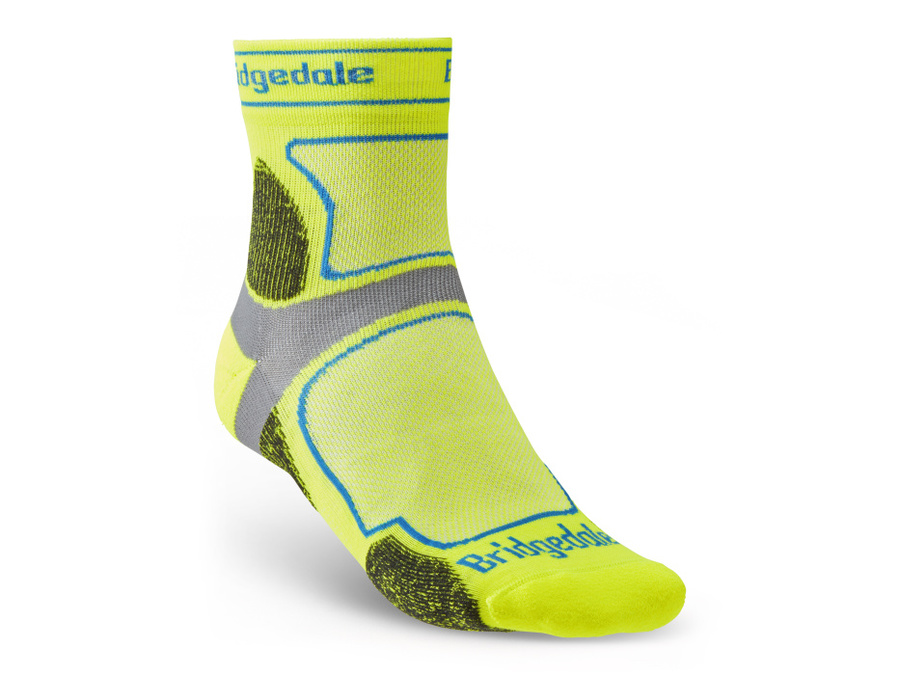 Ponožky Bridgedale TRAIL RUN UL T2 CS 3/4 CREW Yellow/550