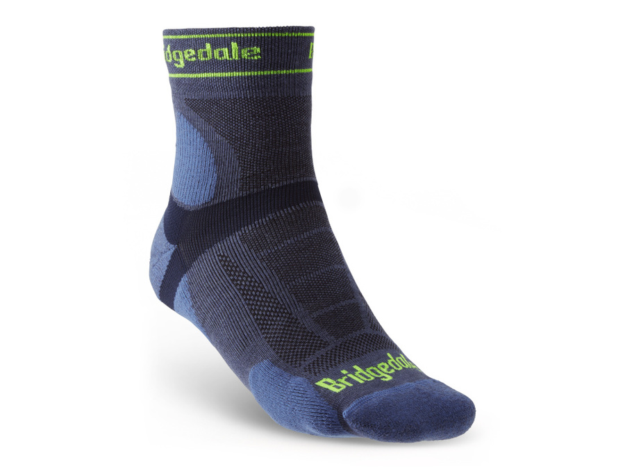 Ponožky Bridgedale TRAIL RUN UL T2 MS 3/4 CREW Blue/436