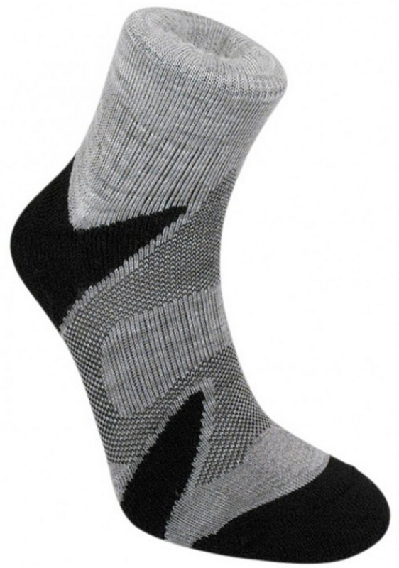 Ponožky Bridgedale Trailsport Lightweight Merino Cool Comfort Ankle silver/black/852