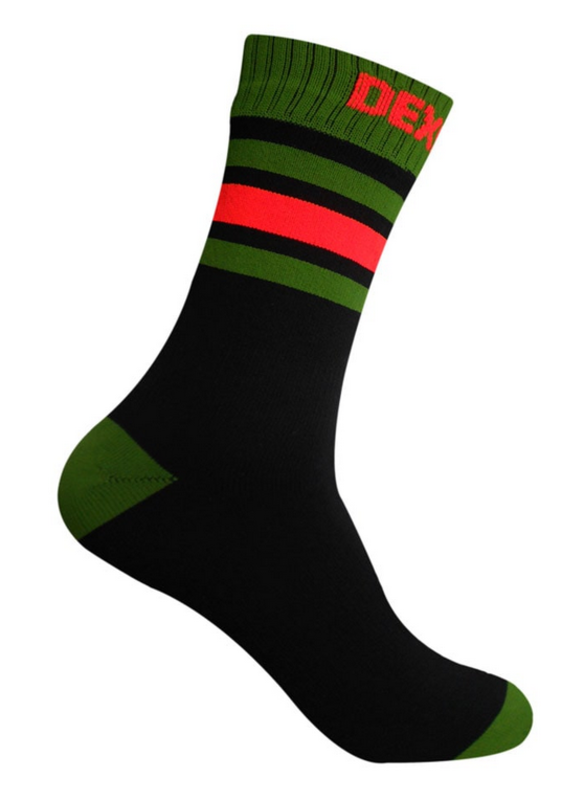 Ponožky DexShell Ultra Dri Sport Sock Black/Blaze orange
