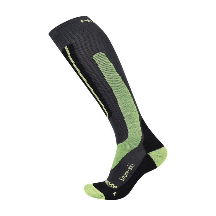 Ponožky Husky Snow-ski zelené