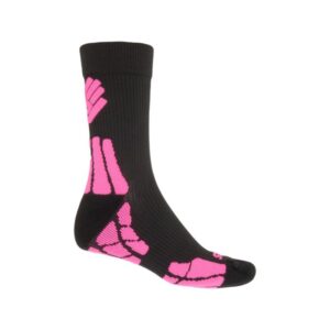 Ponožky Sensor Hiking New Merino Wool černá/růžová 15200052