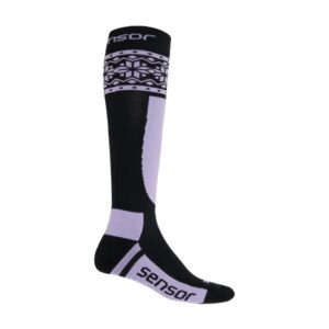Ponožky Sensor THERMOSNOW NORWAY černá/fialová 17200090