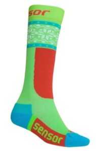 Ponožky Sensor THERMOSNOW NORWAY zelená bílá 18200065