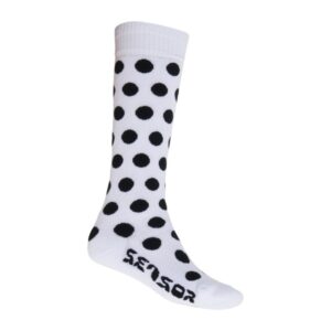 Ponožky Sensor Thermosnow Dots bílé 15200063