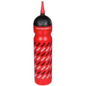 R B Sportovní láhev logo s hubicí červená - 1000 ml