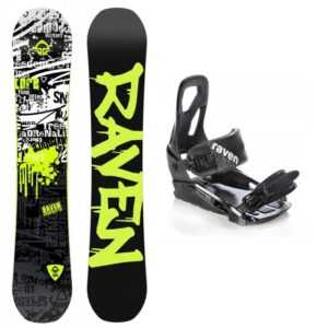 Raven Core Black 2019/20 snowboard + Raven S200 black vázání - 150 cm + S/M (EU 37-41)