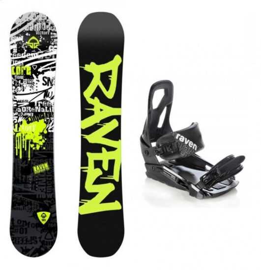 Raven Core Junior ABS 2019 dětský snowboard + Raven S200 black vázání - 110 cm + S/M (EU 37-41)