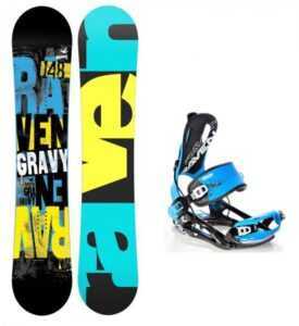 Raven Gravy 2019/20 snowboard + vázání Raven FT 270 blue - 151 cm + M (EU 39–41)