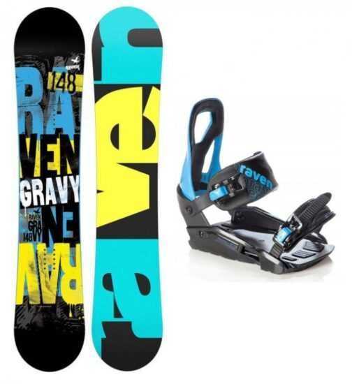 Raven Gravy 2019/20 snowboard + vázání Raven S200 blue - 151 cm + S/M (EU 37-41)