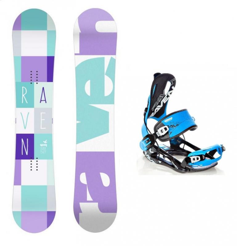 Raven Laura 2018 dámský snowboard + Raven FT 270 blue vázání - 140 cm + M (EU 39–41)