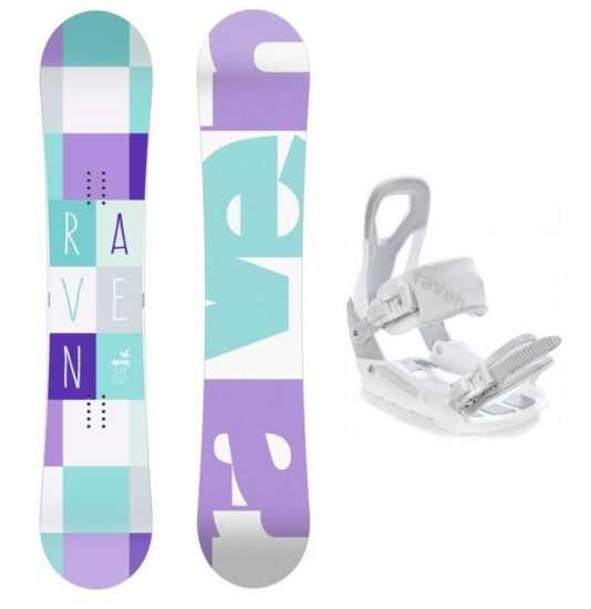 Raven Laura 2019/20 dámský snowboard + Raven S200 white vázání - 142 cm + S/M (EU 37-41)