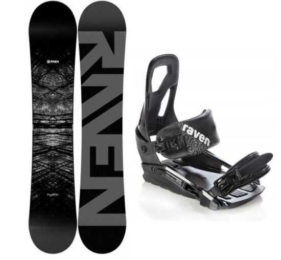 Raven Mystic snowboard + Raven S200 black vázání - 135 cm + S/M (EU 37-41)