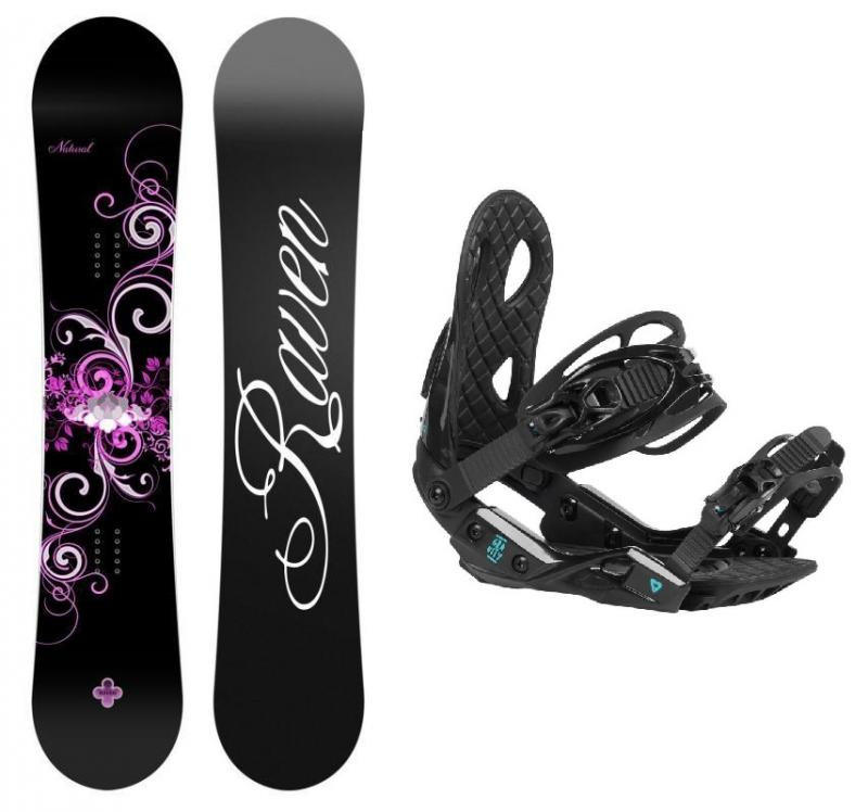 Raven Natural 2019/20 snowboard + Gravity G2 Lady Black vázání - 139 cm + M (EU 38-42)