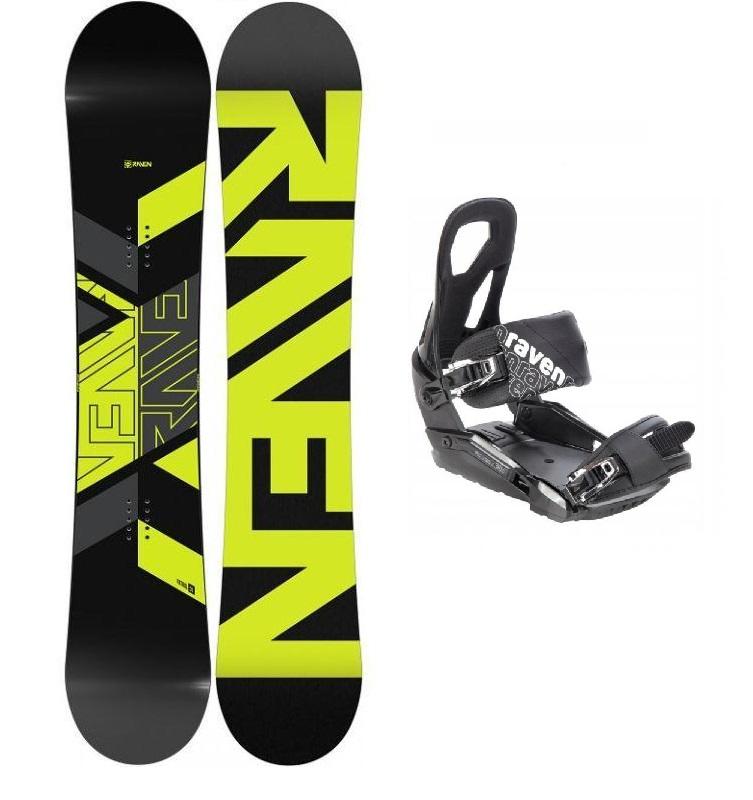 Raven Patrol pánský snowboard + Raven S240 black vázání - 150 cm + S/M (EU 37-41)