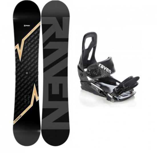 Raven Pulse 2019/20 snowboard + Raven S200 black vázání - 159 cm Wide + S/M (EU 37-41)