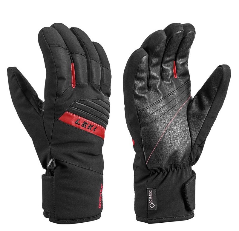 Rukavice LEKI Space GTX (643861302) black/red