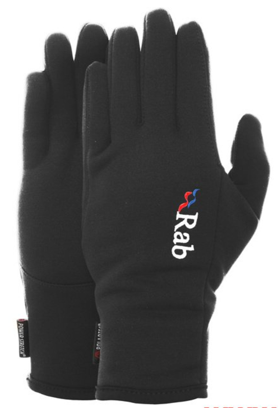 Rukavice Rab Powerstretch Pro Glove black/BL