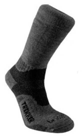 Sada ponožek Bridgedale Trekker 21st Year Twinpack black/grey/816