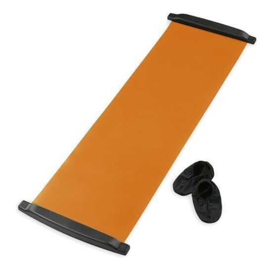 Sedco Posilovací podložka SLIDE BOARD MAT 170x40 cm - Oranžová