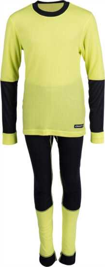 Set CRAFT Baselayer JR 1905355-603999 - žlutá/černá