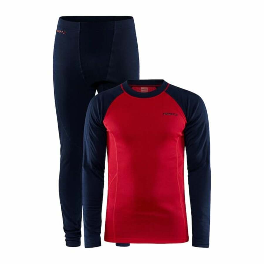 Set CRAFT CORE Warm Baselayer 1909709-396404 tmavě modrá s červenou