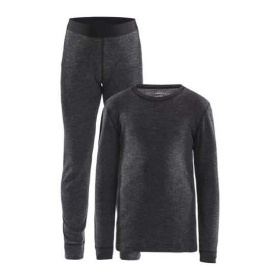 Set CRAFT Merino 180 JR 1907878-998000 černá