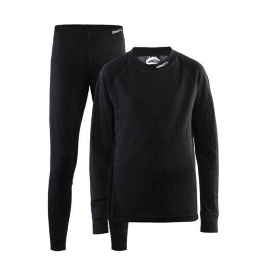 Set CRAFT Nordic Wool JR 1905356-999975 - černá