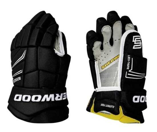 Sher-Wood Rekker RE 4 JR juniorské rukavice - černá