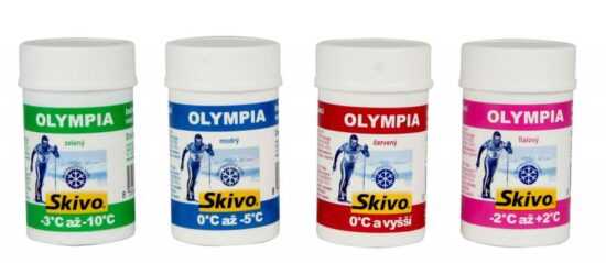 Skivo Olympia fialový 40 g - zelený
