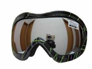 Spheric Alaska černo/zelené unisex lyžařské brýle - Sklo: žluté