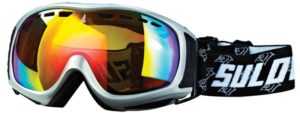 Sulov Sierra 1 stříbrné lyžařské brýle - Kouřový + REVO zelená