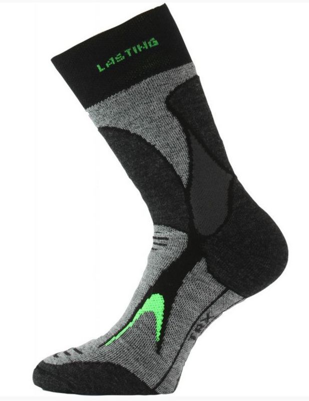 Trekingové ponožky Lasting TRX 906 šedá