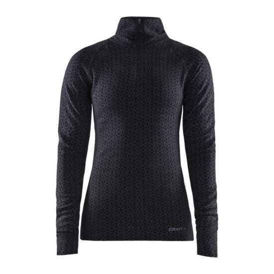 Triko CRAFT Merino 240 Zip LS 1907889-999000 černá