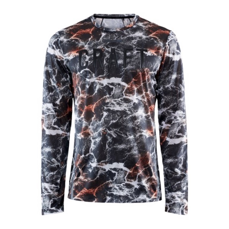 Triko CRAFT Vent Mesh LS 1908692-007999 - černá s červenou