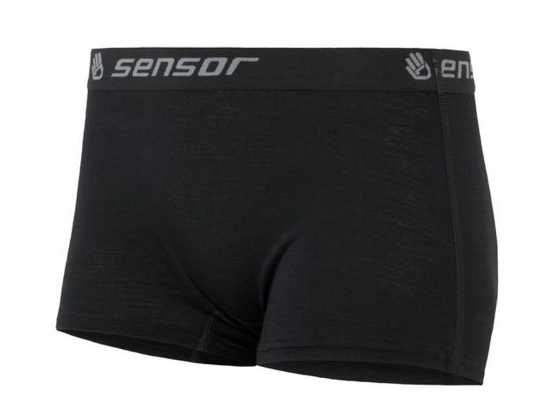 Dámské kalhotky Sensor Merino Active s nohavičkou černá 18100011