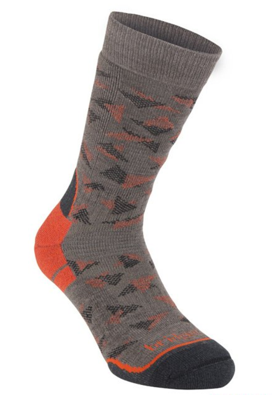 Ponožky Bridgedale Hike Midweight Merino Performance Boot brown/orange/117